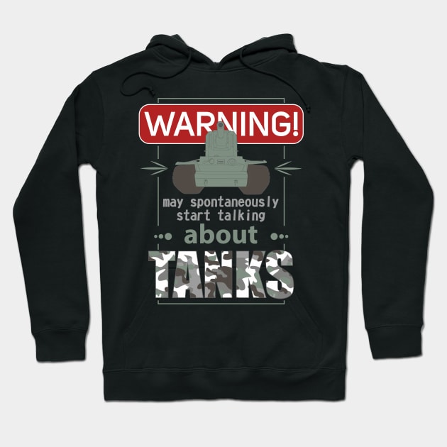 WARNUNG may spontaneously start talking about tanks - KV-2 Hoodie by FAawRay